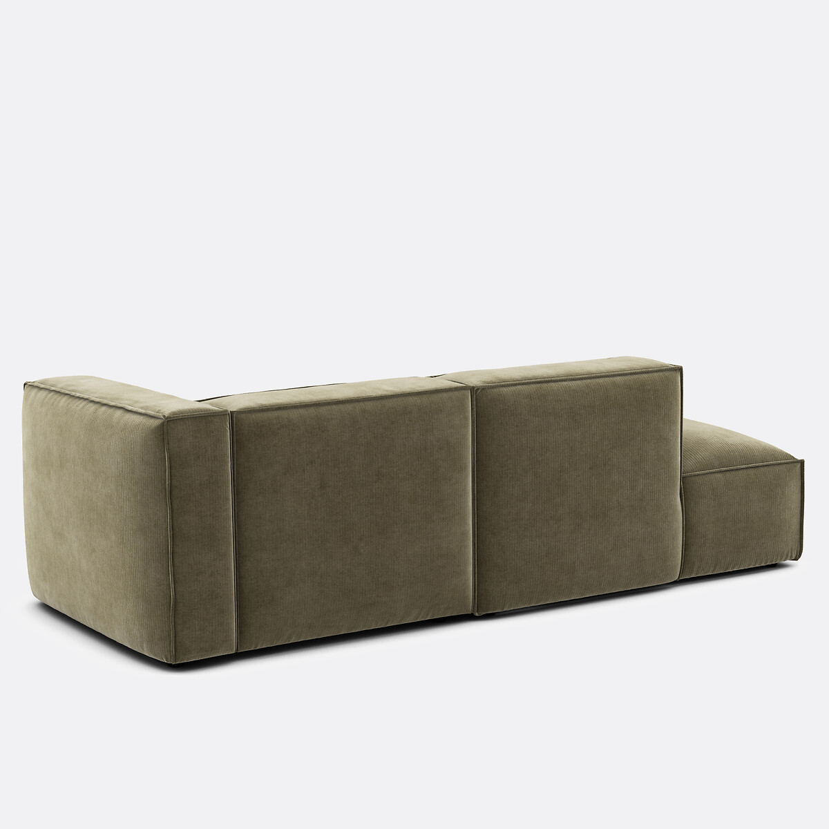 LA REDOUTE INTERIEURS<br>Sofá retangular em veludo vintage Seven