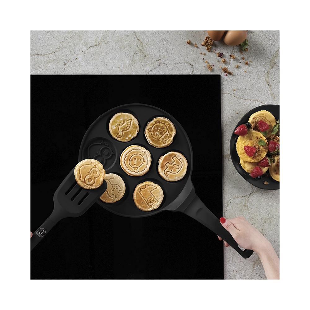 Berlinger Haus Tiere Pancake Bratpfanne Ø26cm für 7 Stk. Black Rose Collection