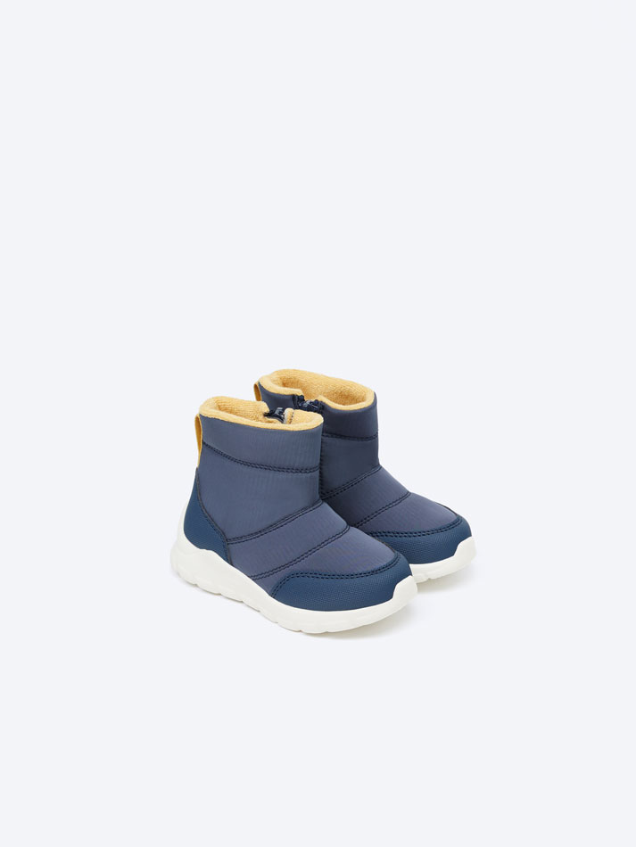 Bota acolchoada - Azul Marinho