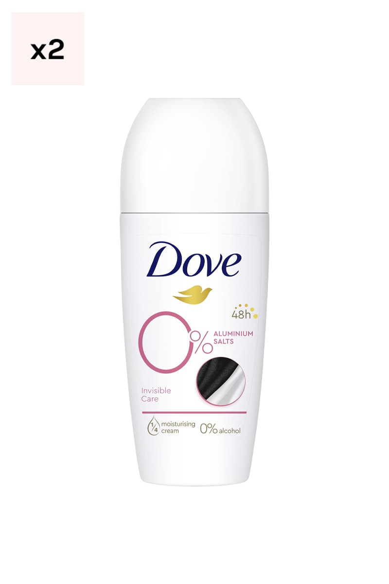 Déodorants bille 48h - Invisible Care 0% - 2 x 50 ml