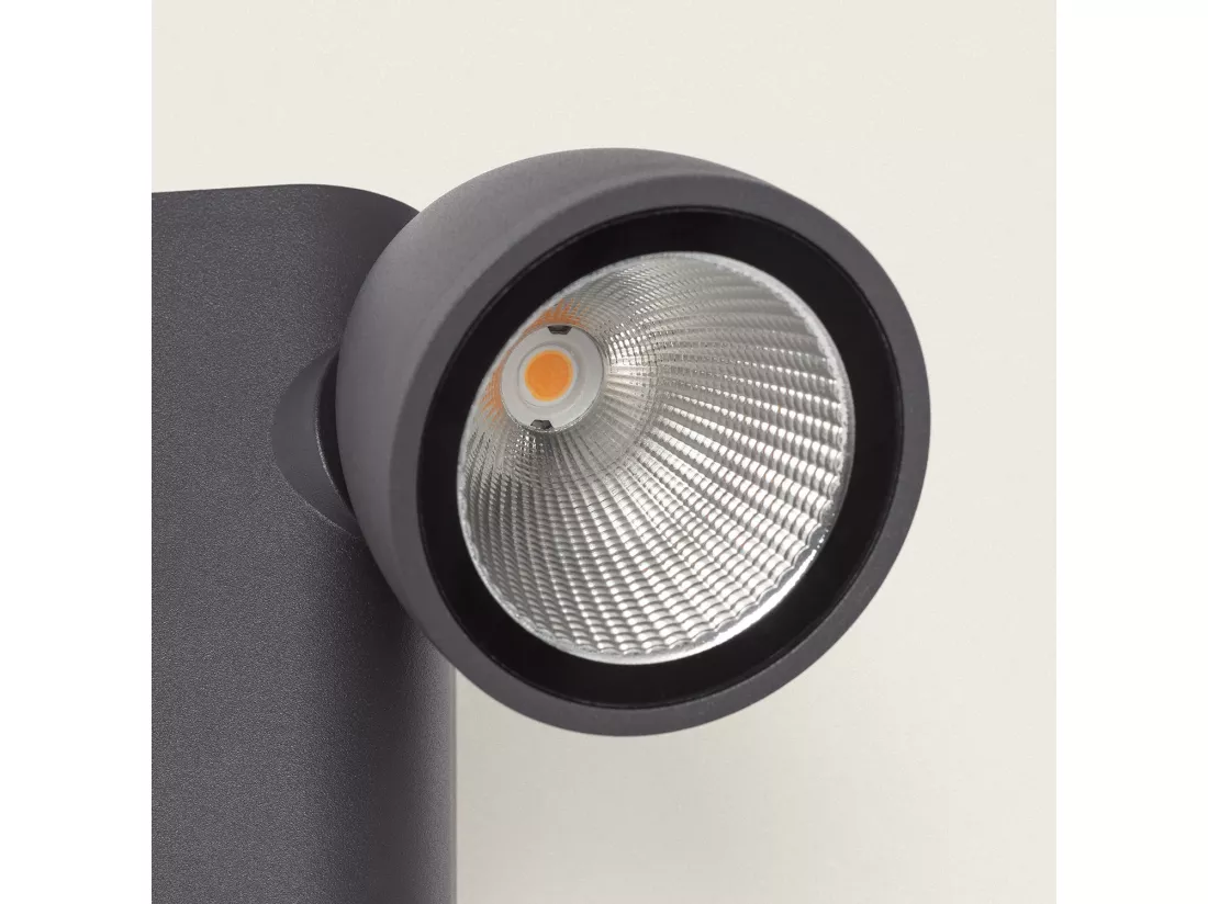 Applique Murale Extérieure LED 6W Aluminium Abel Gris foncé