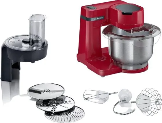 Bosch MUM Serie 2 MUMS2ER01 - Køkkenmaskine - 700 W - rød