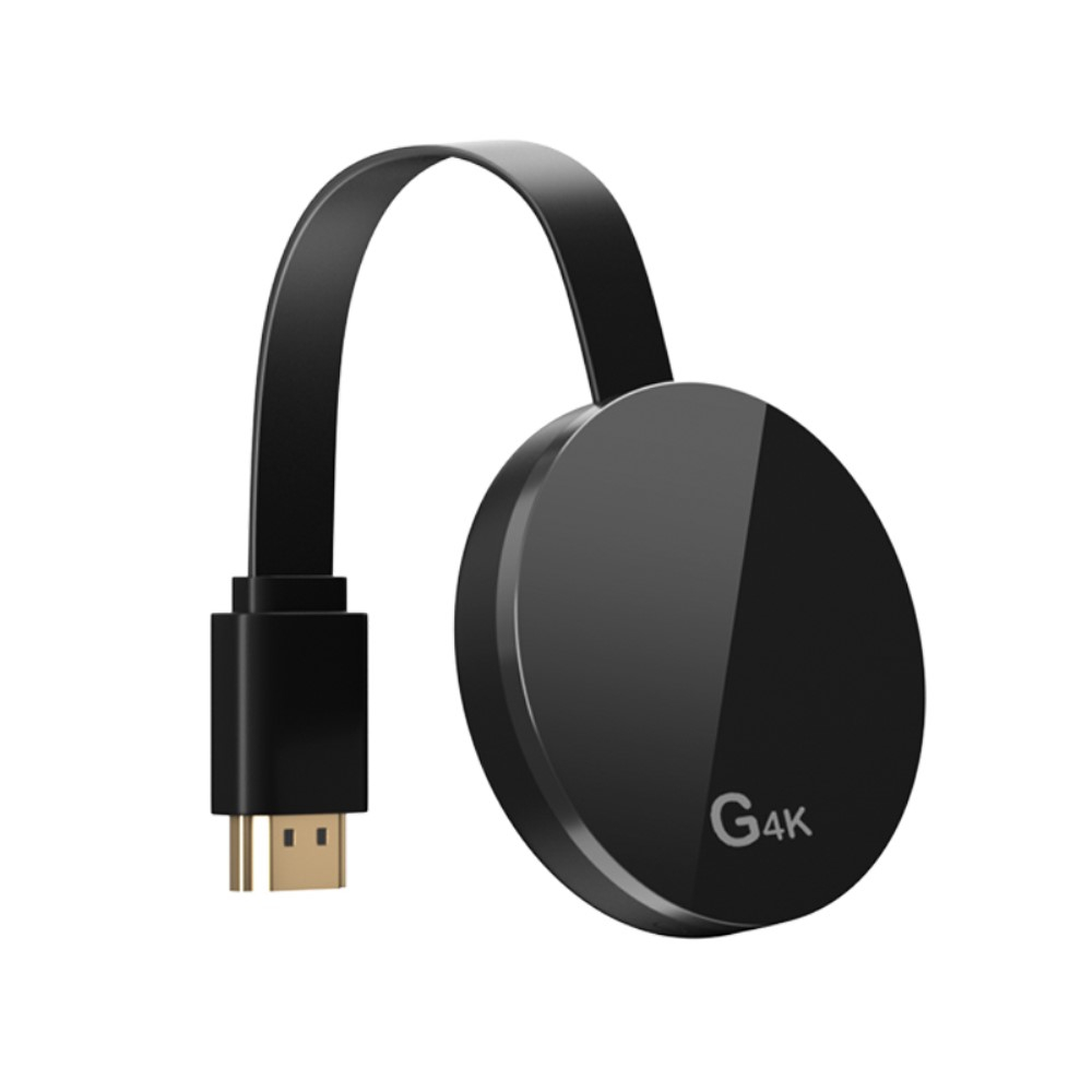 5GHz / 2.4GHz HDMI Wifi 4K Streaming Dongle mit Quad-Core CPU für iOS / MacOS und Android (DLNA / Miracast / Airplay) - Schwarz