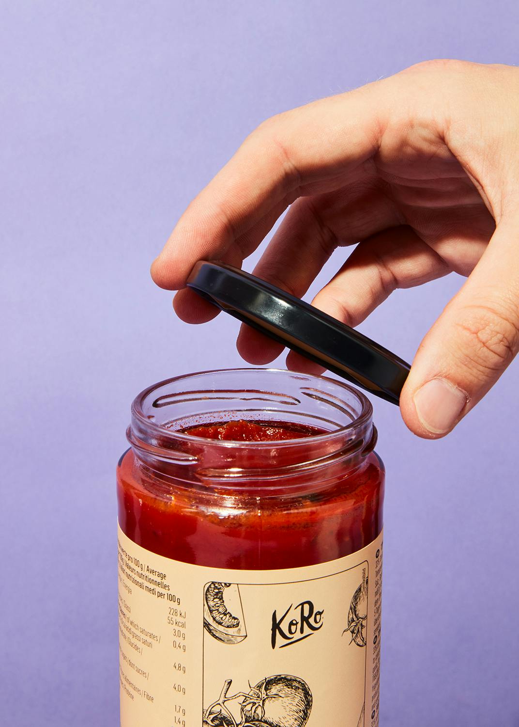 Tomatensoße mit Aubergine 530 g