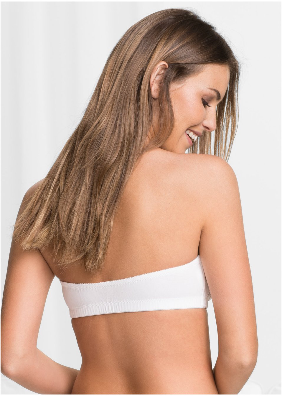 Lot de 2 soutiens-gorge bandeau, bon. A à B, avec coton