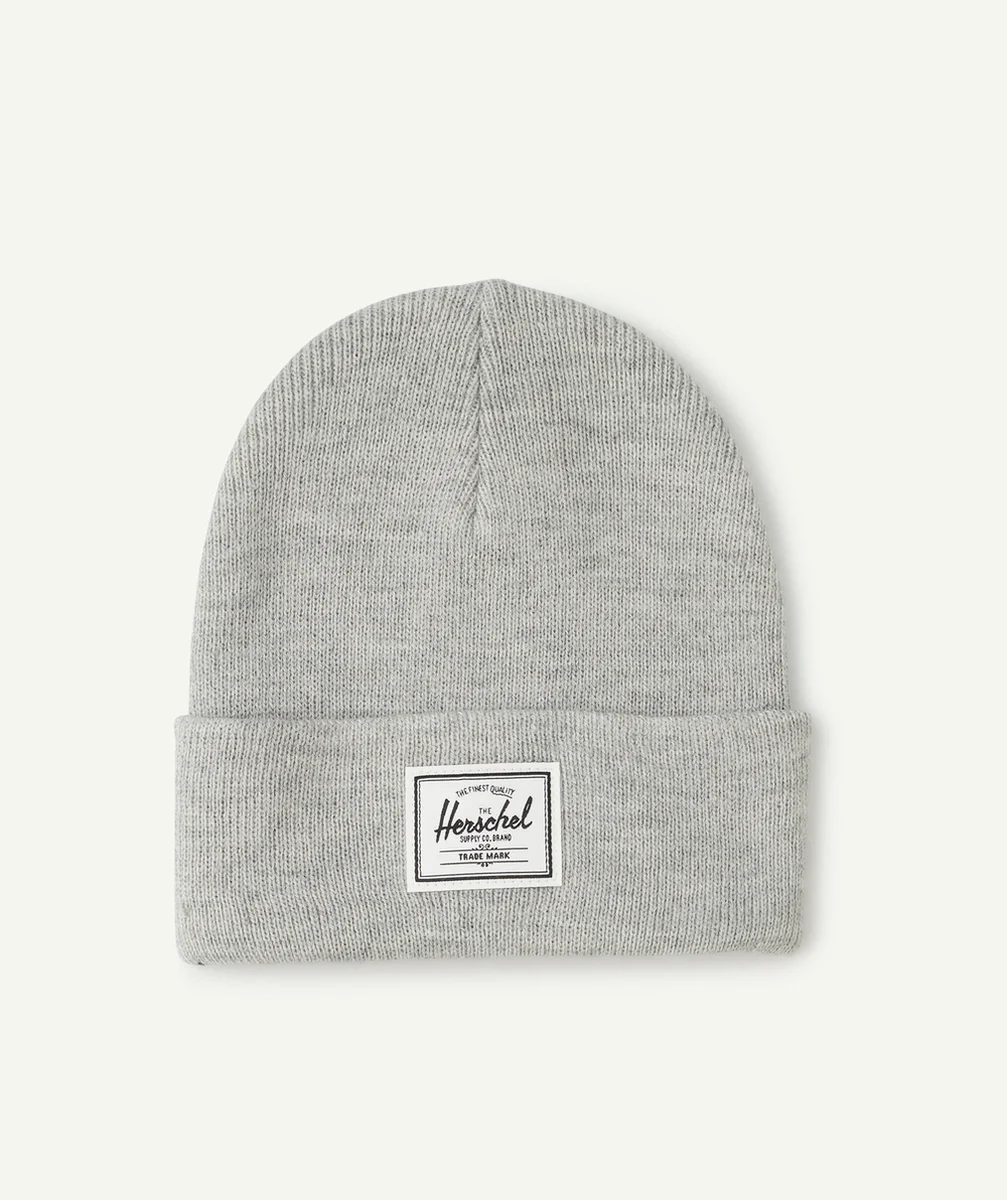 HERSCHELBONNET 2-4 ANS ELMER BEANIE EN MAILLE GRIS CLAIR