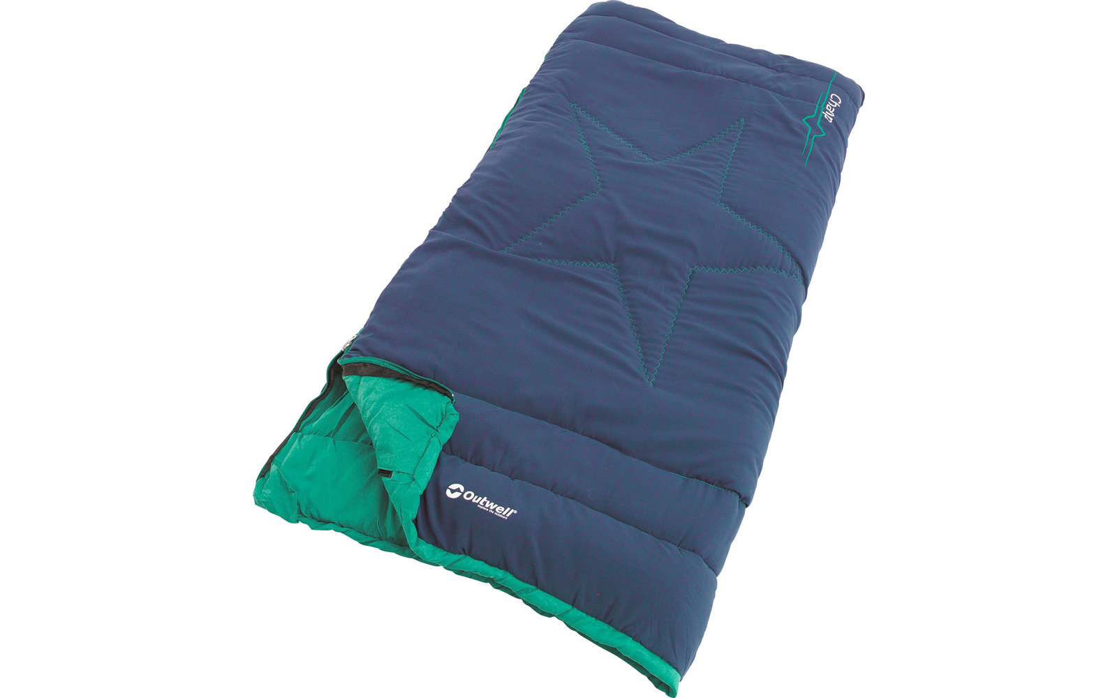 Outwell Champ Kids Kinder-Deckenschlafsack  blau