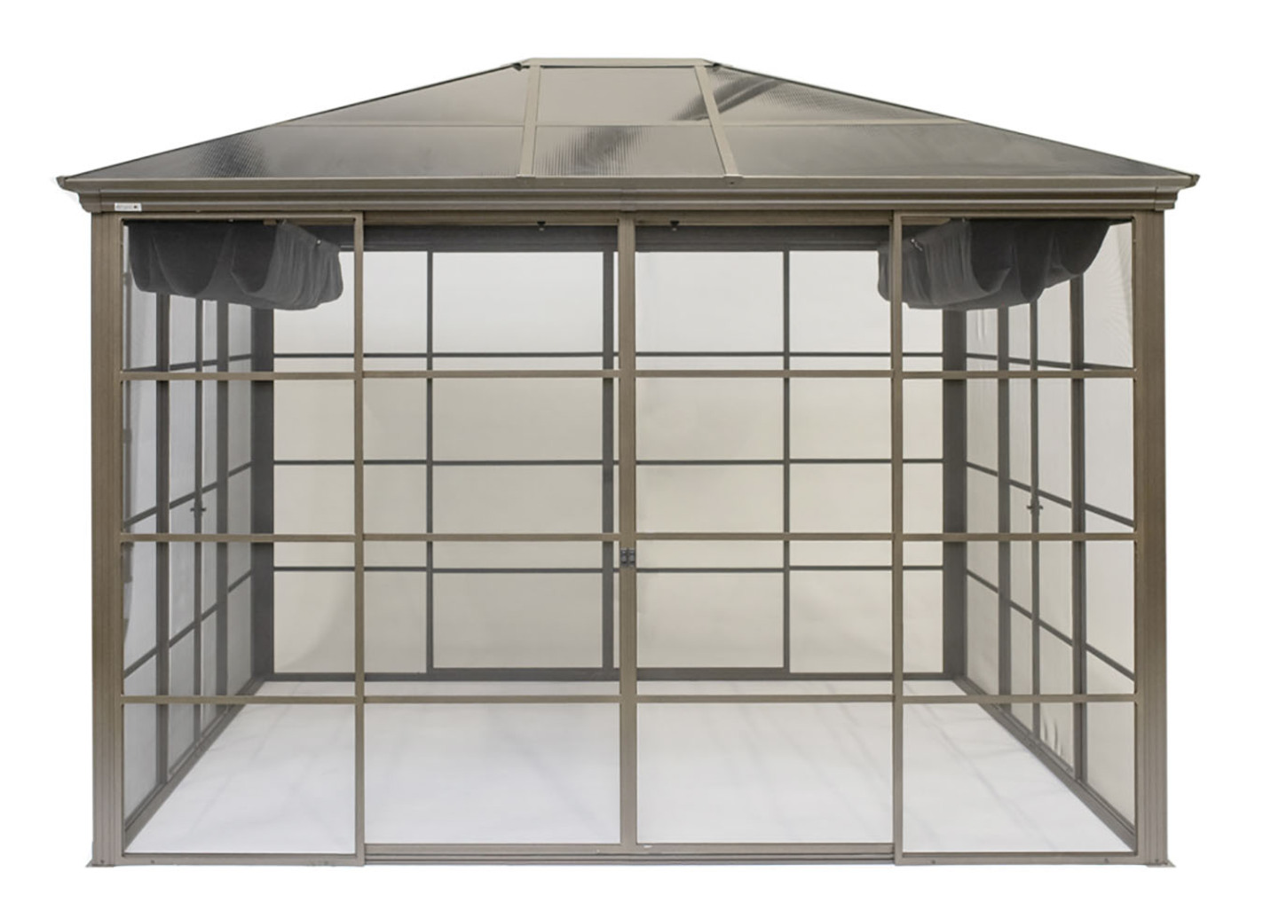 SOJAG Aluminium Pavillon Castel in edlem Bronzeton