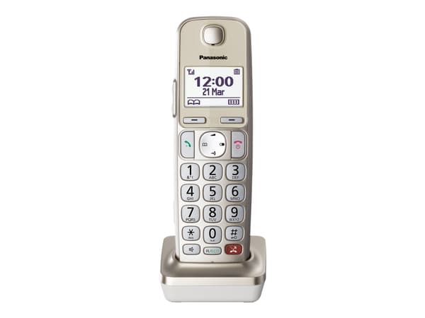 Panasonic KX-TGEA25 - Trådløst ekstra håndsett - gullchampagne
