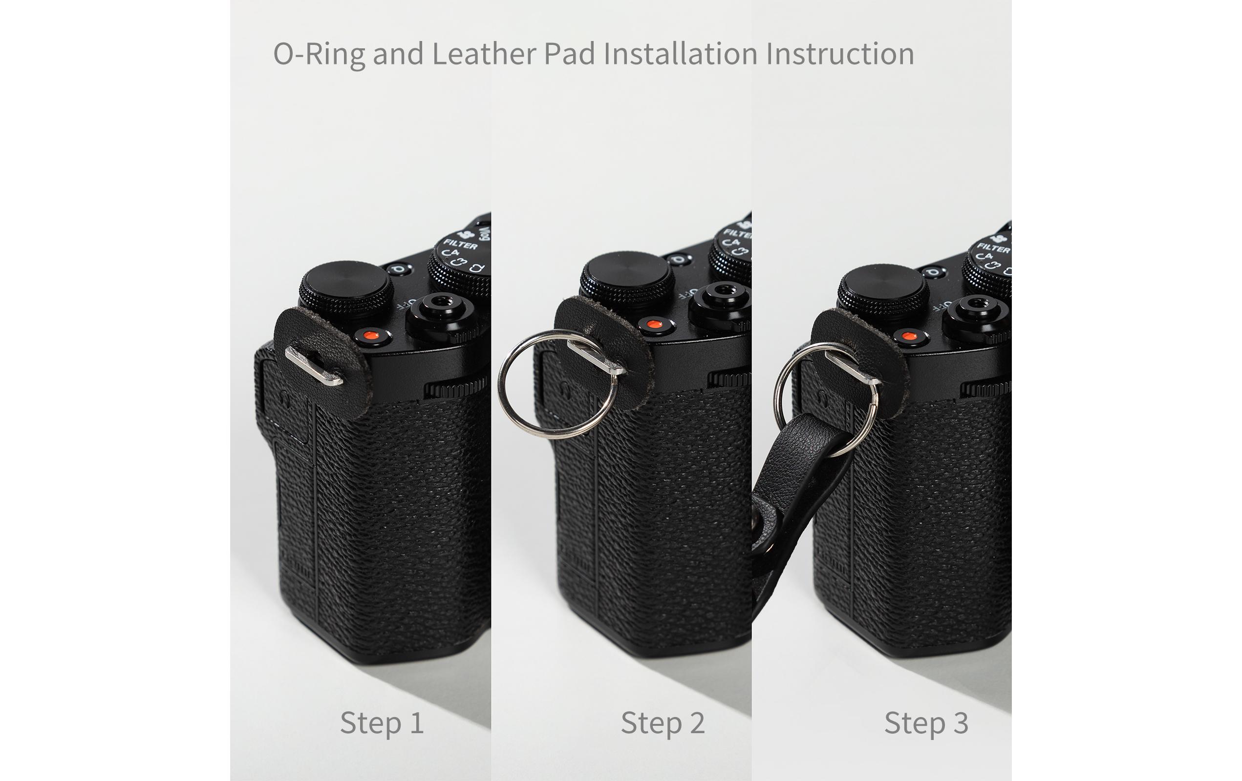 Universal Braided Shoulder Strap SchwarzKameragurt mit einer Tragkraft bis zu 10 kg