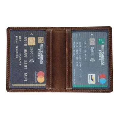 Maverick The Original - Porte-cartes RFID (pour 2 cartes) - cuir