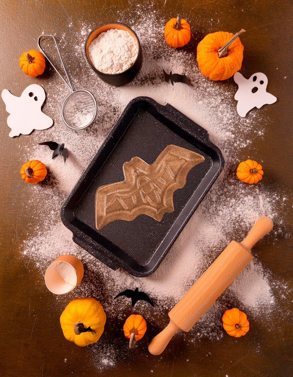 Halloween Koekvormpjes Vleermuis 32cm