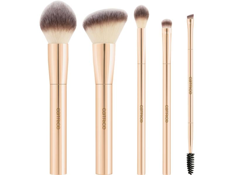 Catrice Geschenkset Brush Set Pro Essential 5-teilig Set mit 5 Pinseln für Gesicht- und Augen-Make-ups