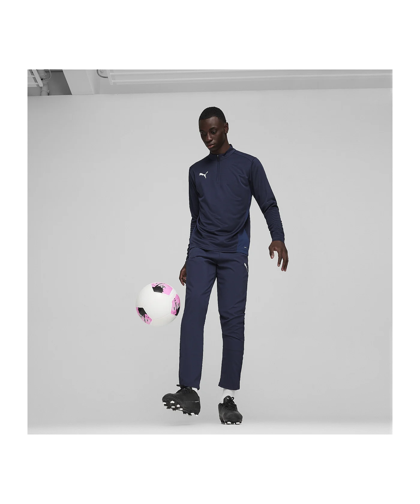 PUMA teamGOAL Training 1/4 Zip Sweatshirt Blau F06