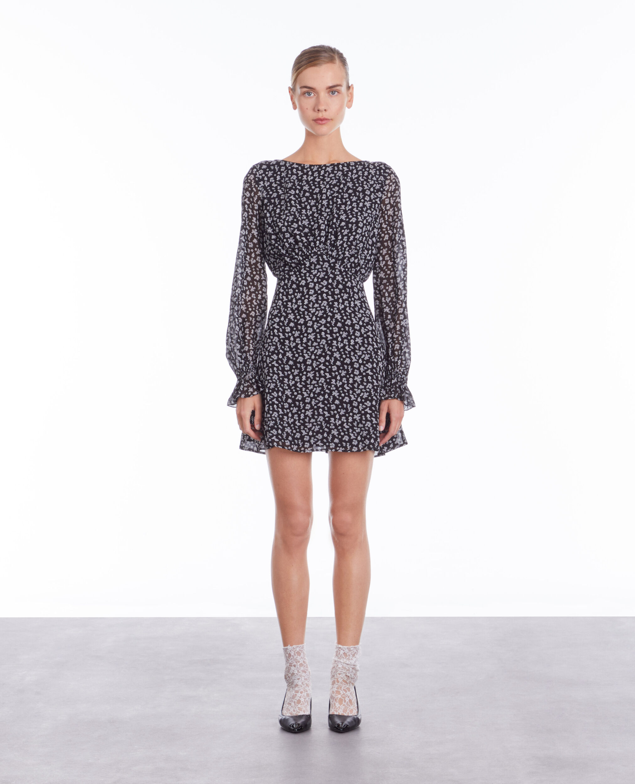 Robe courte imprimée