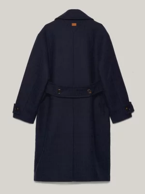 Casaco de lã listrado oversized Tommy x Pendleton New York