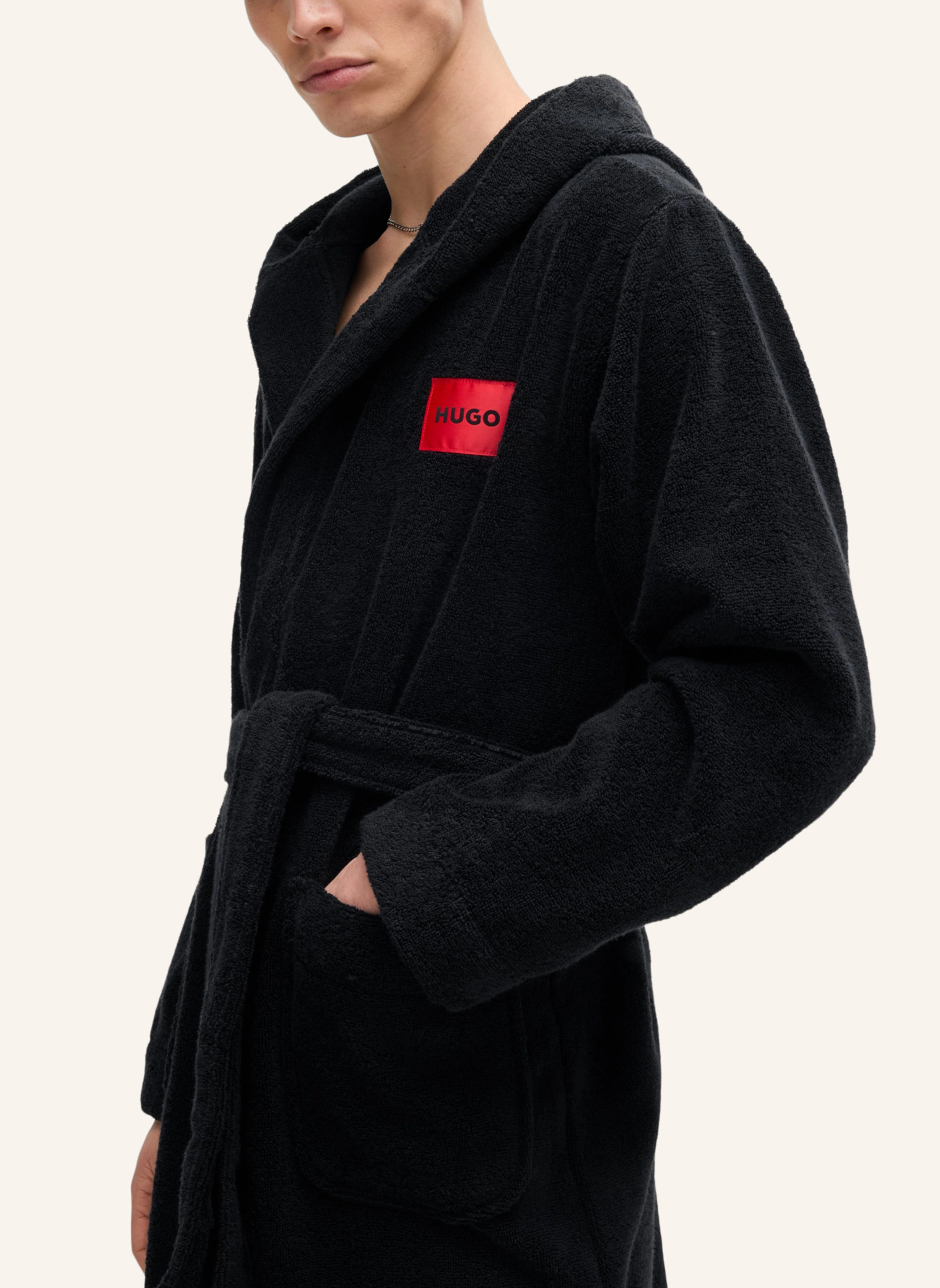 HUGO Morgenmantel TERRY GOWN HOODED