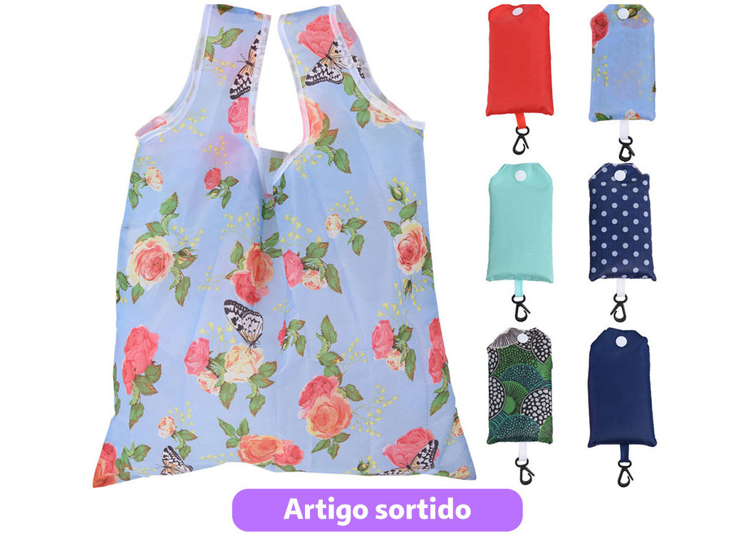 SACO DE COMPRAS DOBRÁVEL MODELOS SORTIDOS