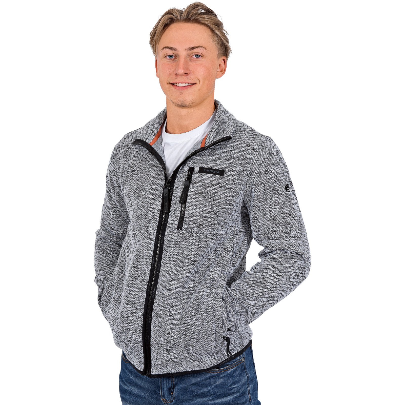 Icepeak Herren-Fleecejacke Agarat M, grau