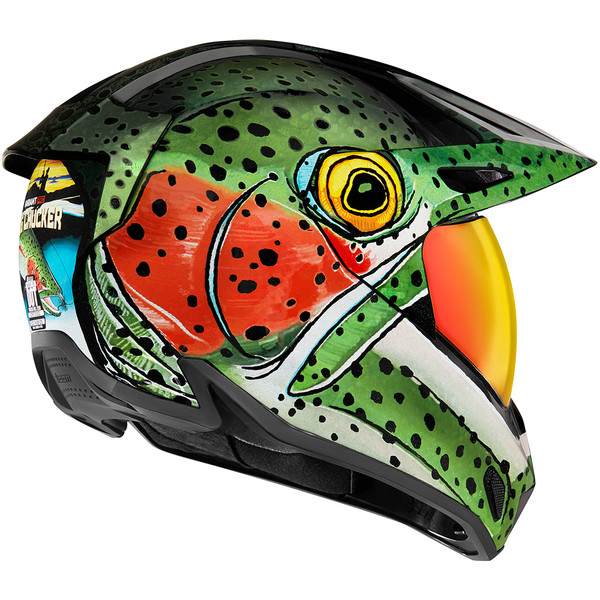 Icon - Casque Variant Pro Bug Chucker™ Vert / Rouge / Noir