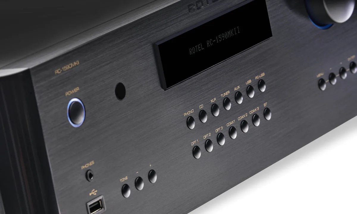 Rotel RC-1590 MKII Noir Préamplis hi-fi