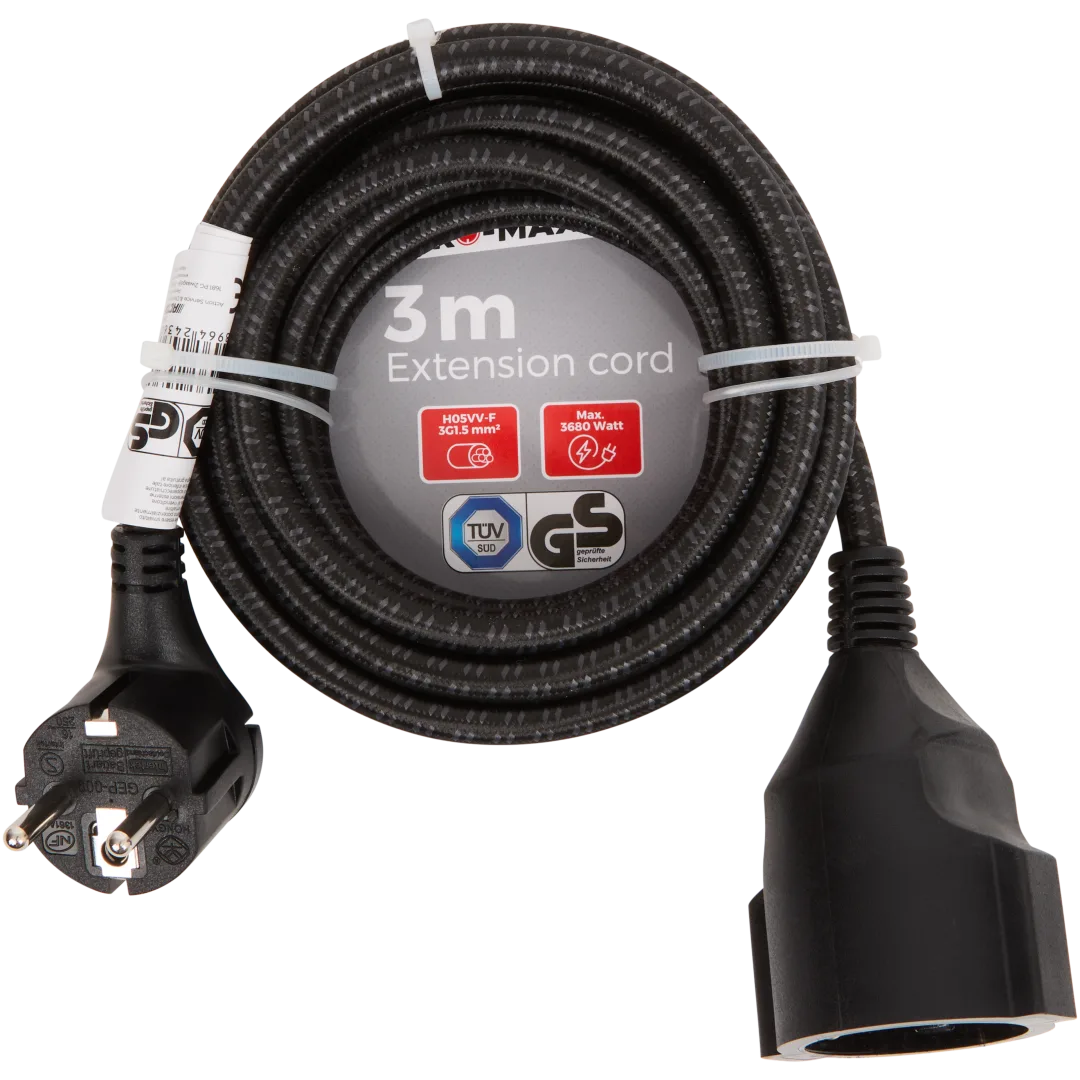 Pro-max verlengsnoer 3 meter | diverse kleuren