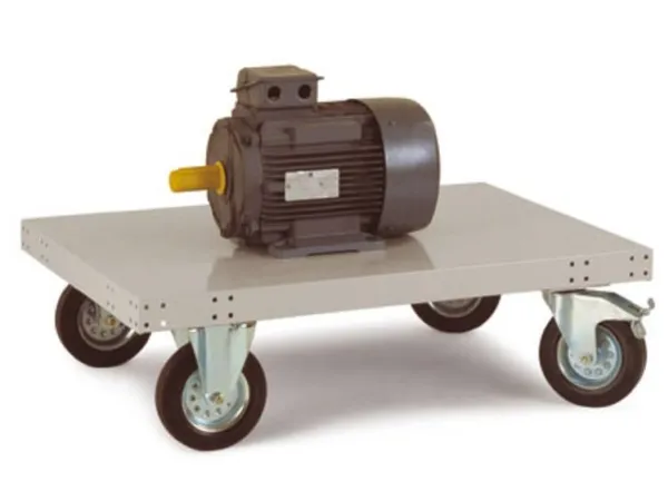 Manuflex TT0033.9006 Platformsvogn uden skubbebøjle Stålplade Bæreevne (max.): 500 kg