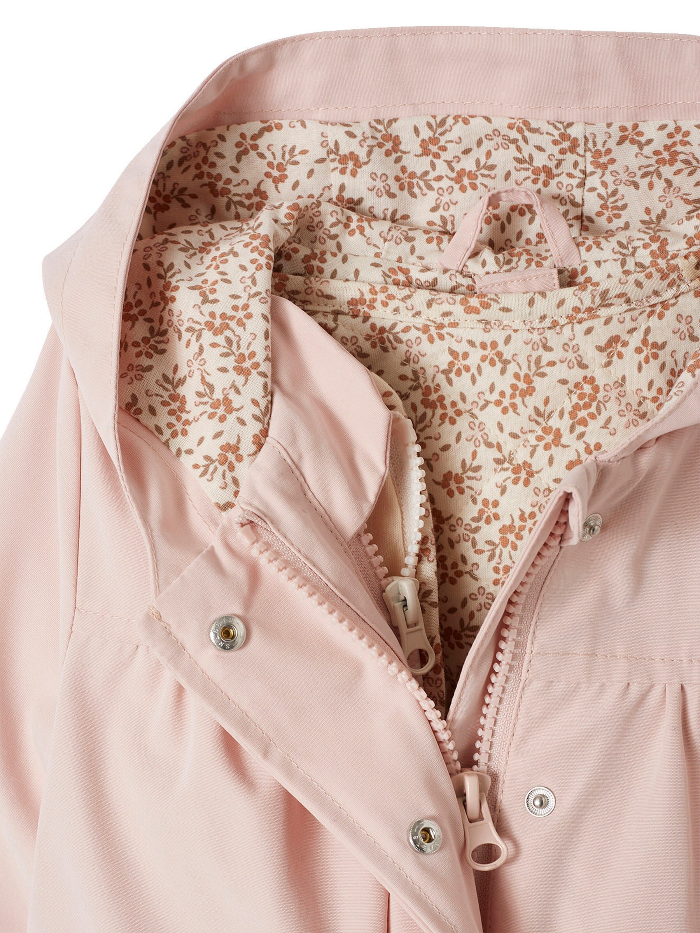 Vertbaudet Baby 3-in-1-Jacke mit Recycling-Polyester pudrig rosa