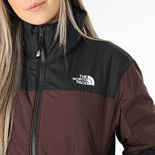 Doudoune Femme Gosei Puffer Bordeaux Noir