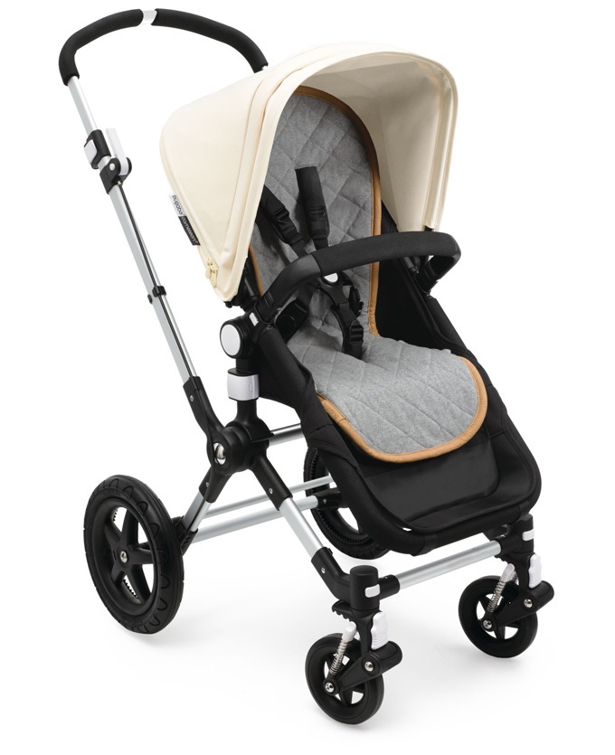Bugaboo Seatliner wollen stoelverkleiner Grey Melee Light - stoelverkleiners - P