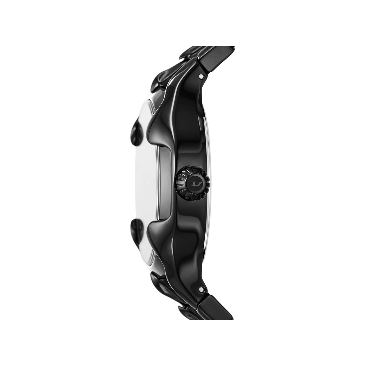 Montre DIESEL vert homme bracelet acier inoxydable noir
