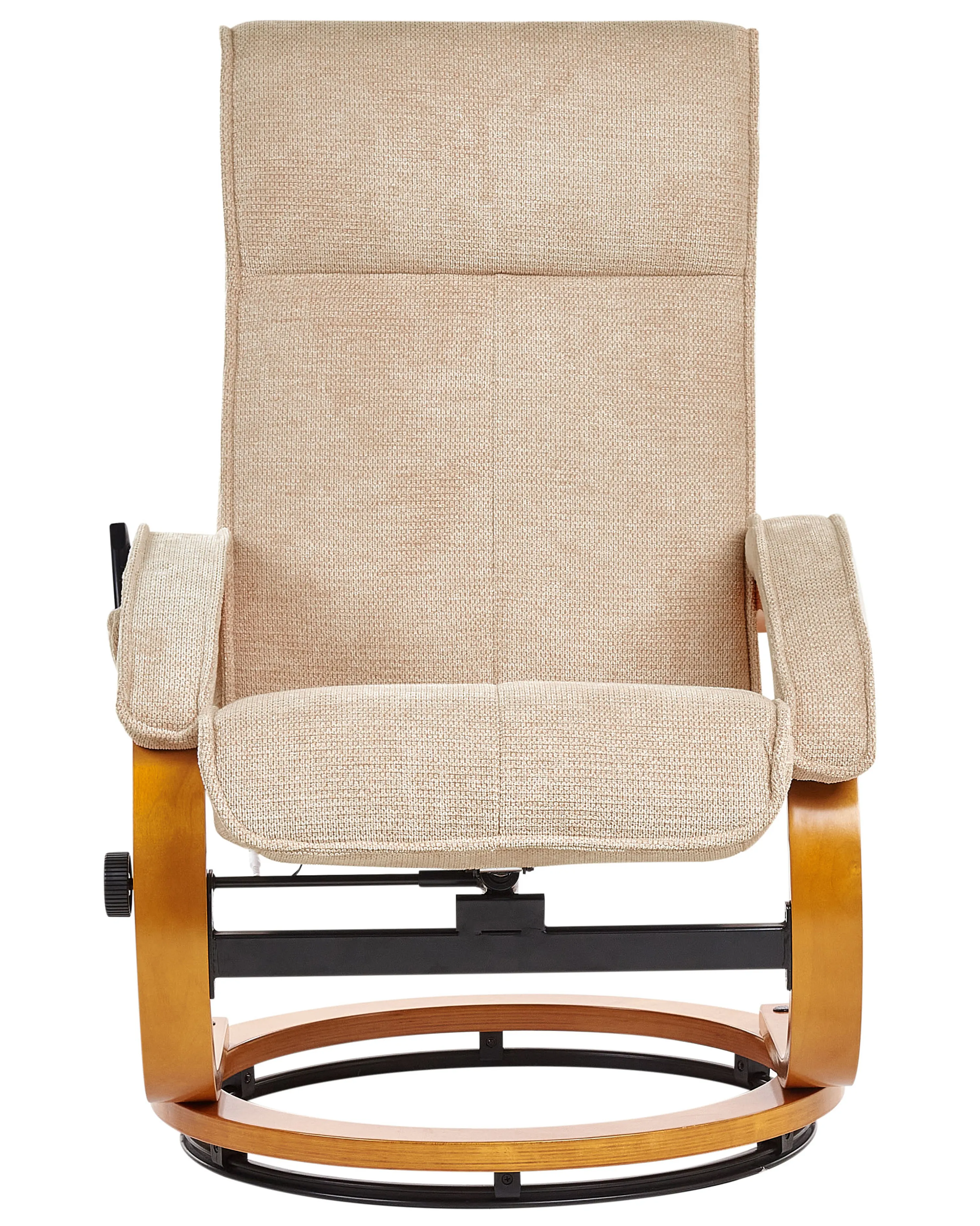 Massagestoel HERO met voetenbank Stof Beige