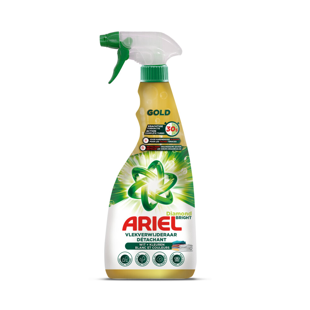 8x Ariel Vlekkenverwijderaar Gold Spray 750 ml