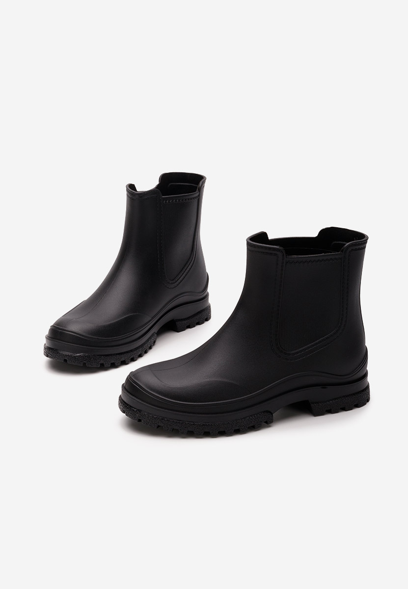 Bottes en caoutchouc noires Zariella