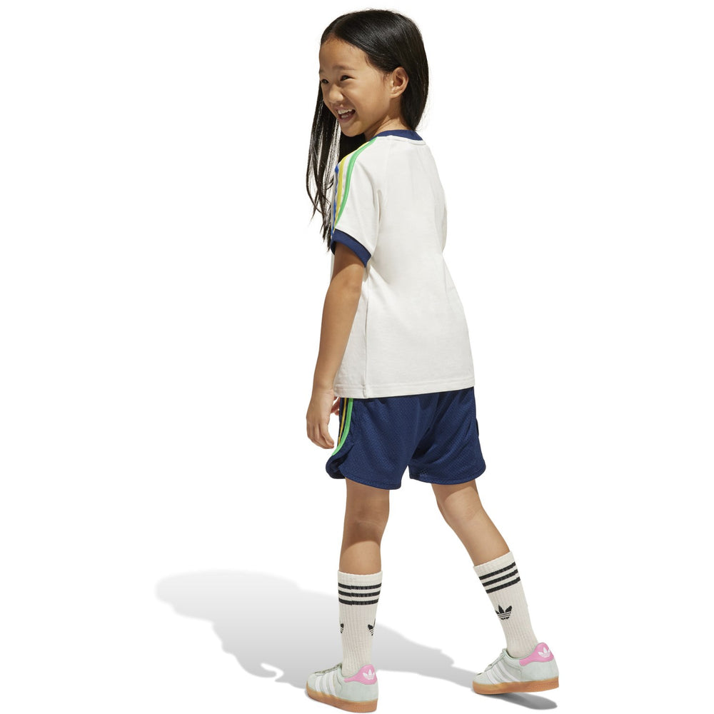 Køb adidas Originals Cloud White/Night Indigo Shorts Tee Sæt