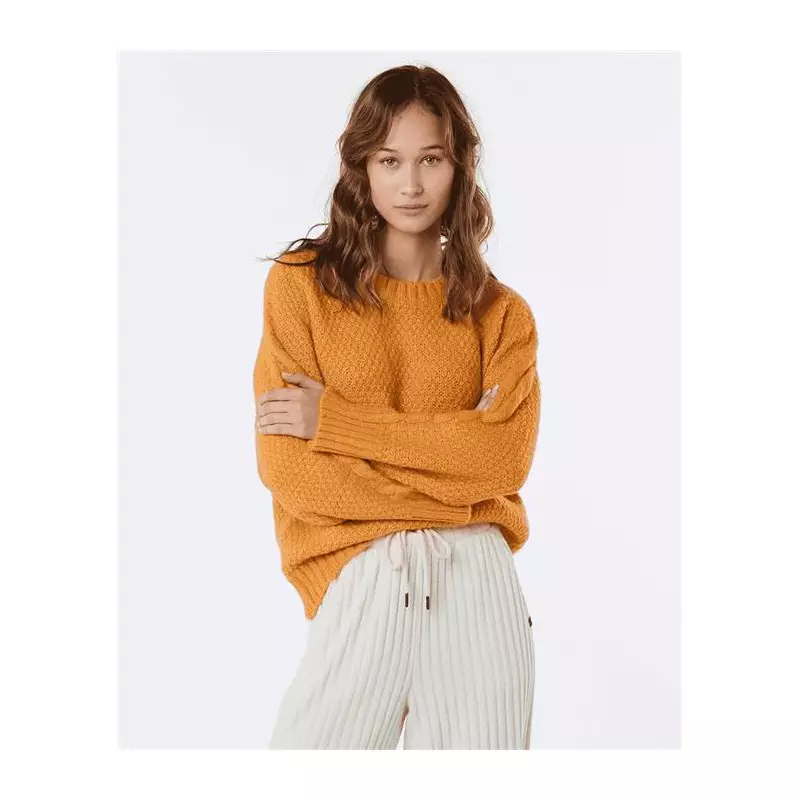 Pull femme RIPCURL Soleilo Sweater Orange