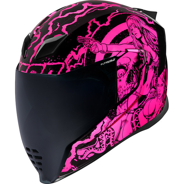 Icon - Casque Airflite Pleasuredome Redux™ Rose / Noir