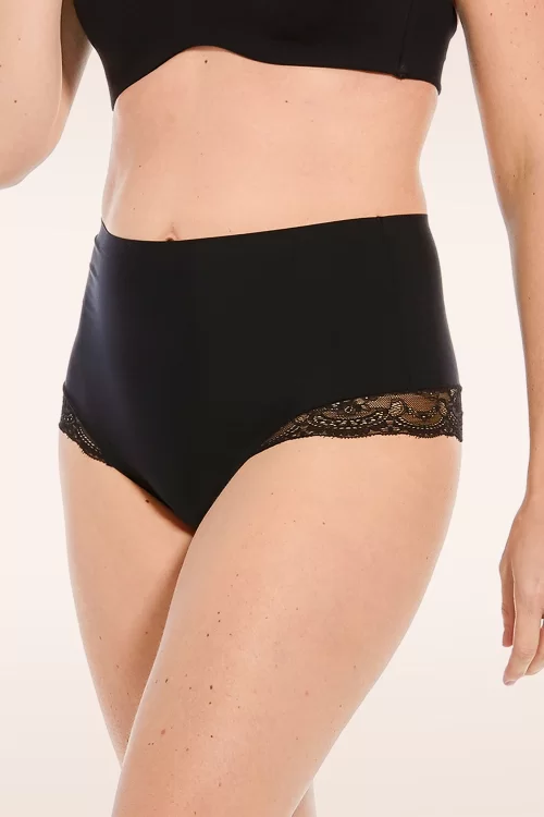 MAGIC Bodyfashion Dream Hi kanten string in zwart