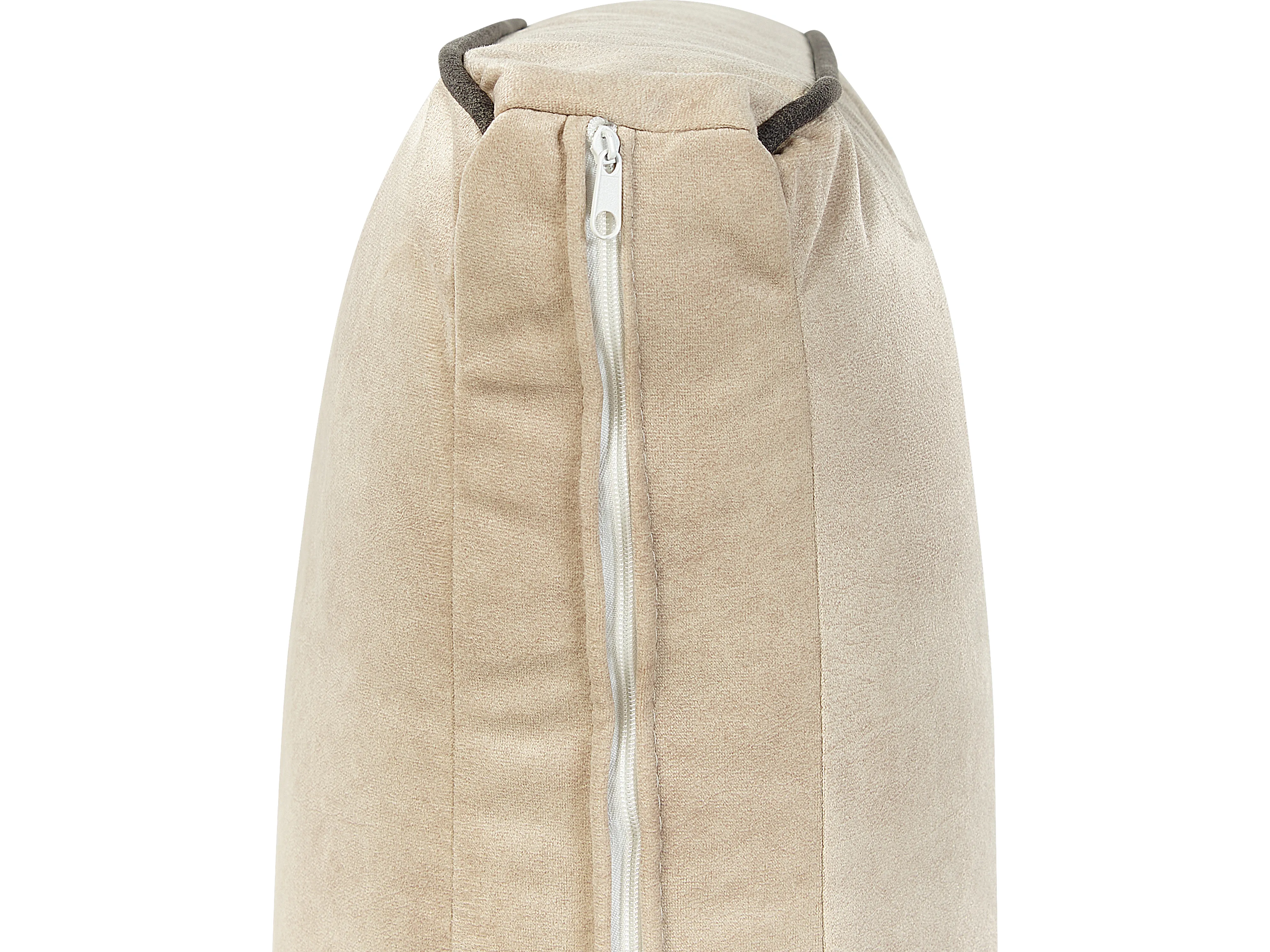 Hoekbank 3-zits ALTAN Fluweel Beige rechtszijdig
