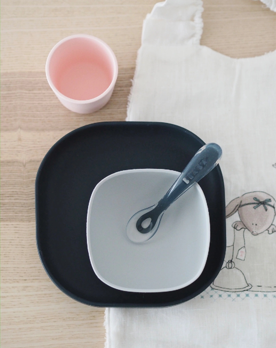 Silikon-Geschirrset BIG MEAL 4-teilig in nightblue