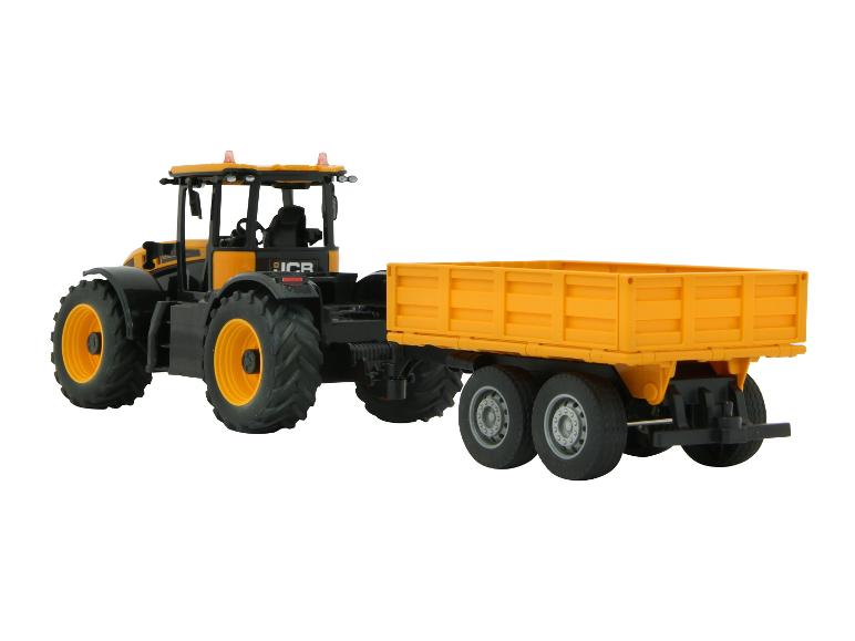 Tractor met kiepwagen
