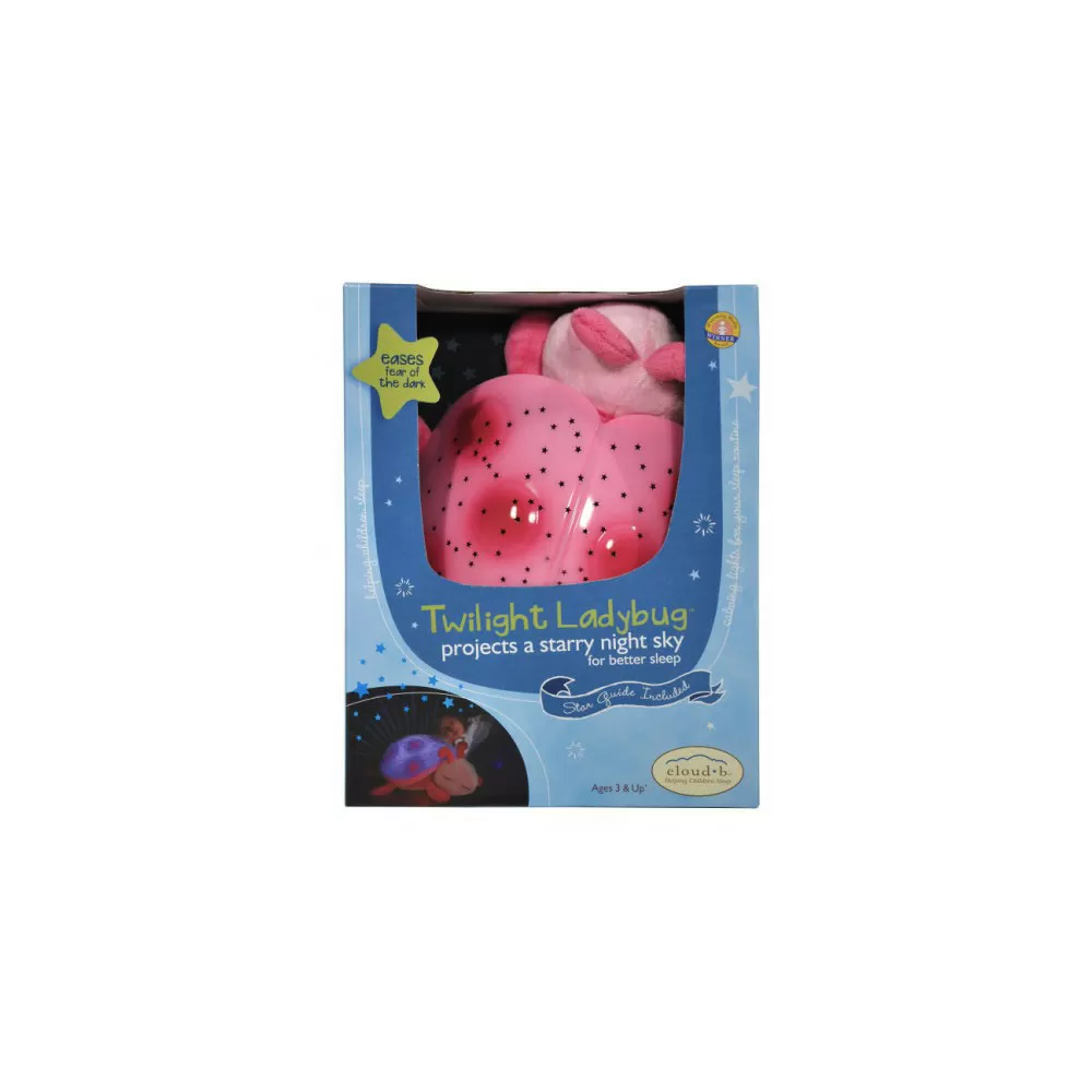 Cloud b Twilight Ladybug- natlampe - pink
