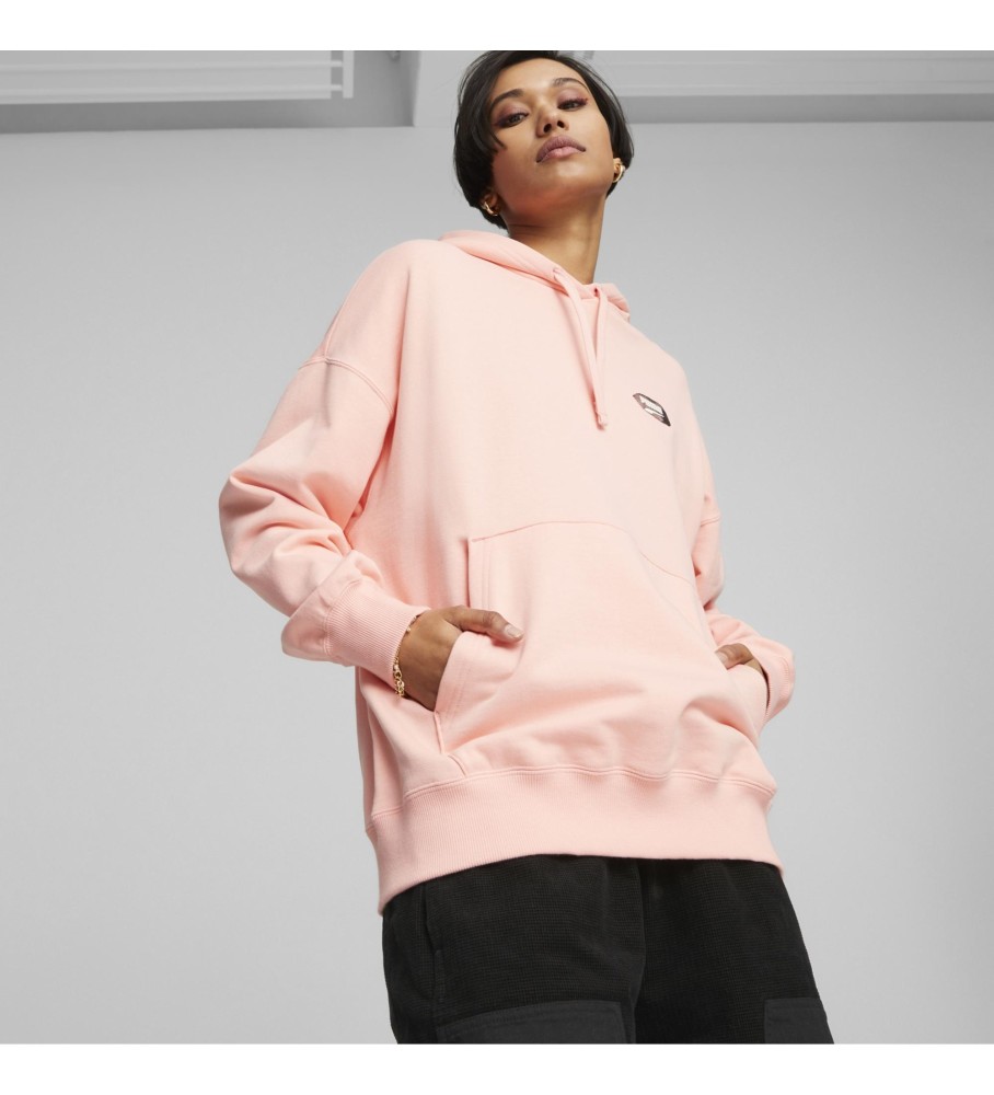 Moletom Puma DOWNTOWN Oversized rosa