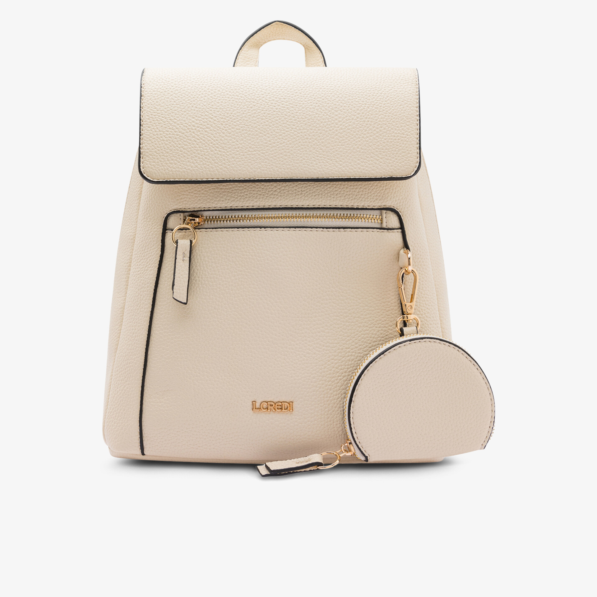 L.CREDI Damen Rucksack beige