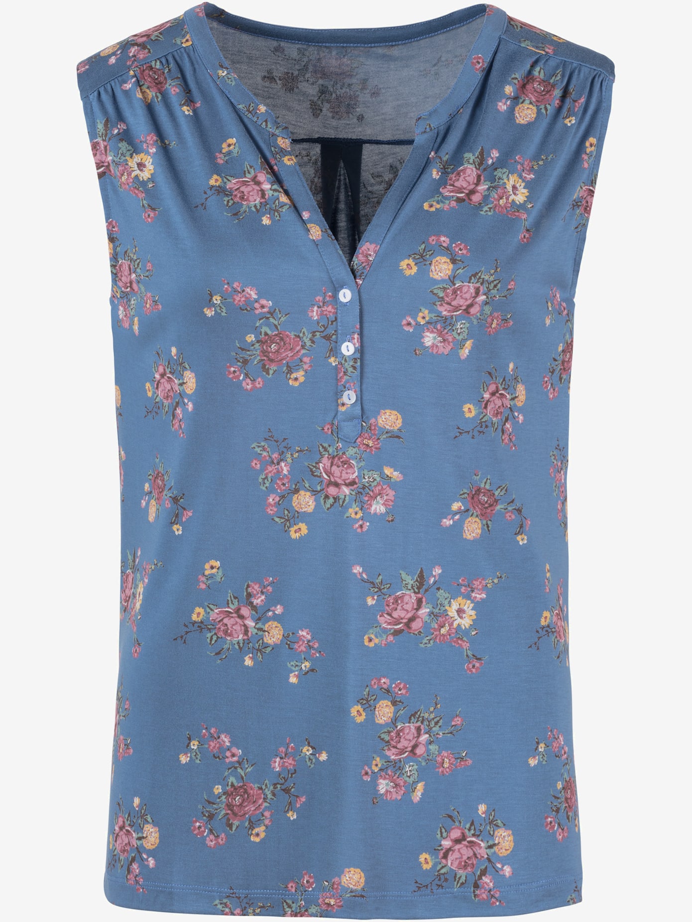 Débardeur lot de 2 : imprimé floral et uni