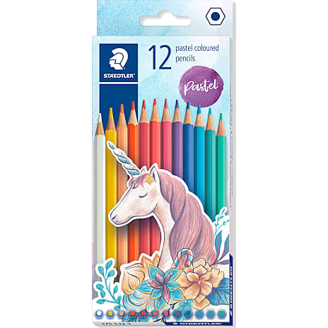 Staedtler farveblyanter 12 stk. - pastel