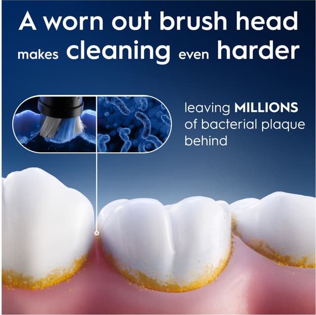 Oral-B iO Ultimate Clean tandbørstehoved 195522 6-stk (sort)