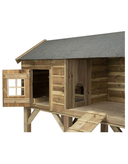 Voldux Dierenverblijf Dennis - Dierenverblijf - 202x117x162 cm Naturel