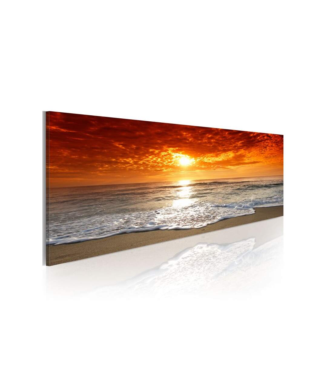 Paris Prix - Tableau Imprimé romantic Sunset 45x135cm
