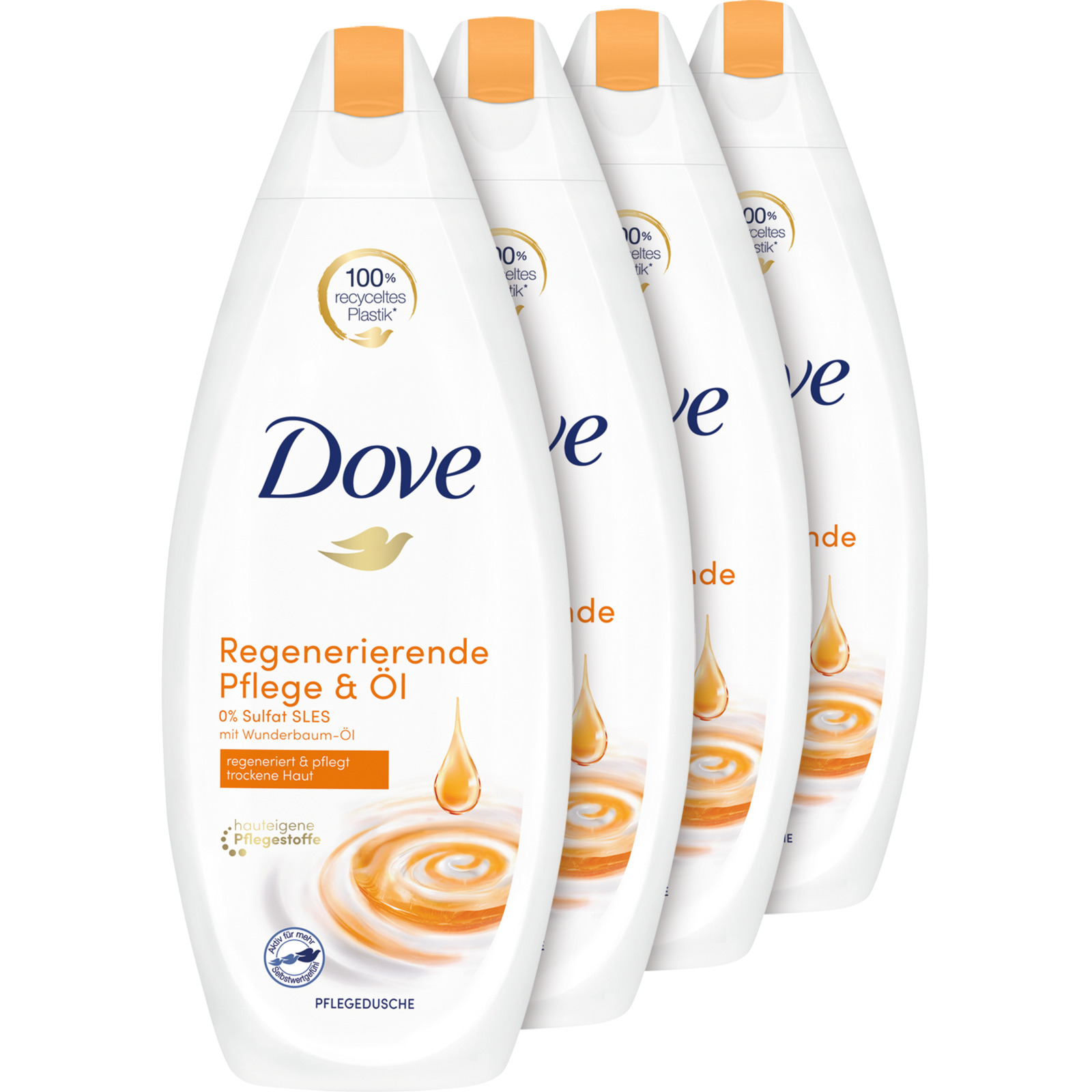 Dove Dusch Kaschmir Weich 4 x 250 ml